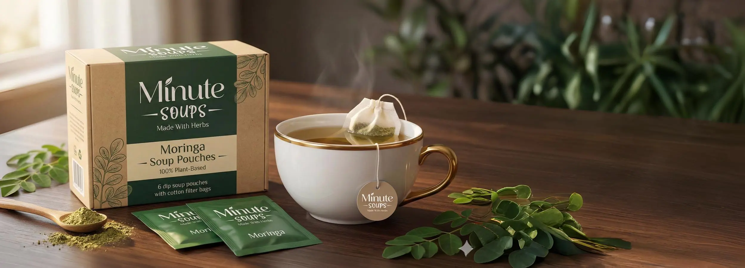 Cinematic mountain valley at sunrise